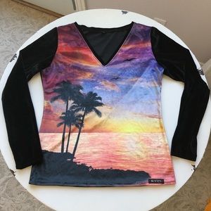 KHD Velvet Sunset Long Sleeve Shirt